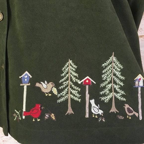 Christopher & Banks Winter Holiday Blouse NWT - Picture 3 of 8